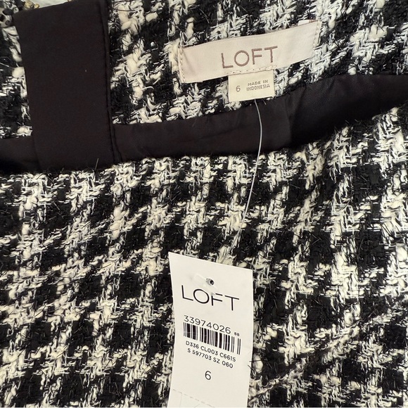 Shimmer Houndstooth Shift Skirt - Picture 8 of 8